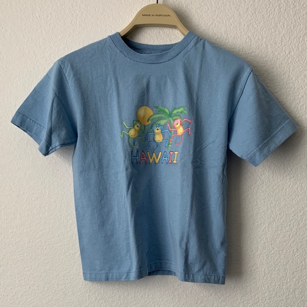 Kids' Tropical Blue Hawaii Tee
